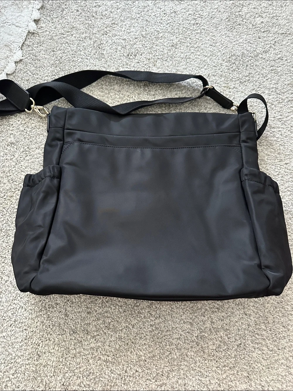 kate spade Black Nylon Crossbody Organizer Tote
